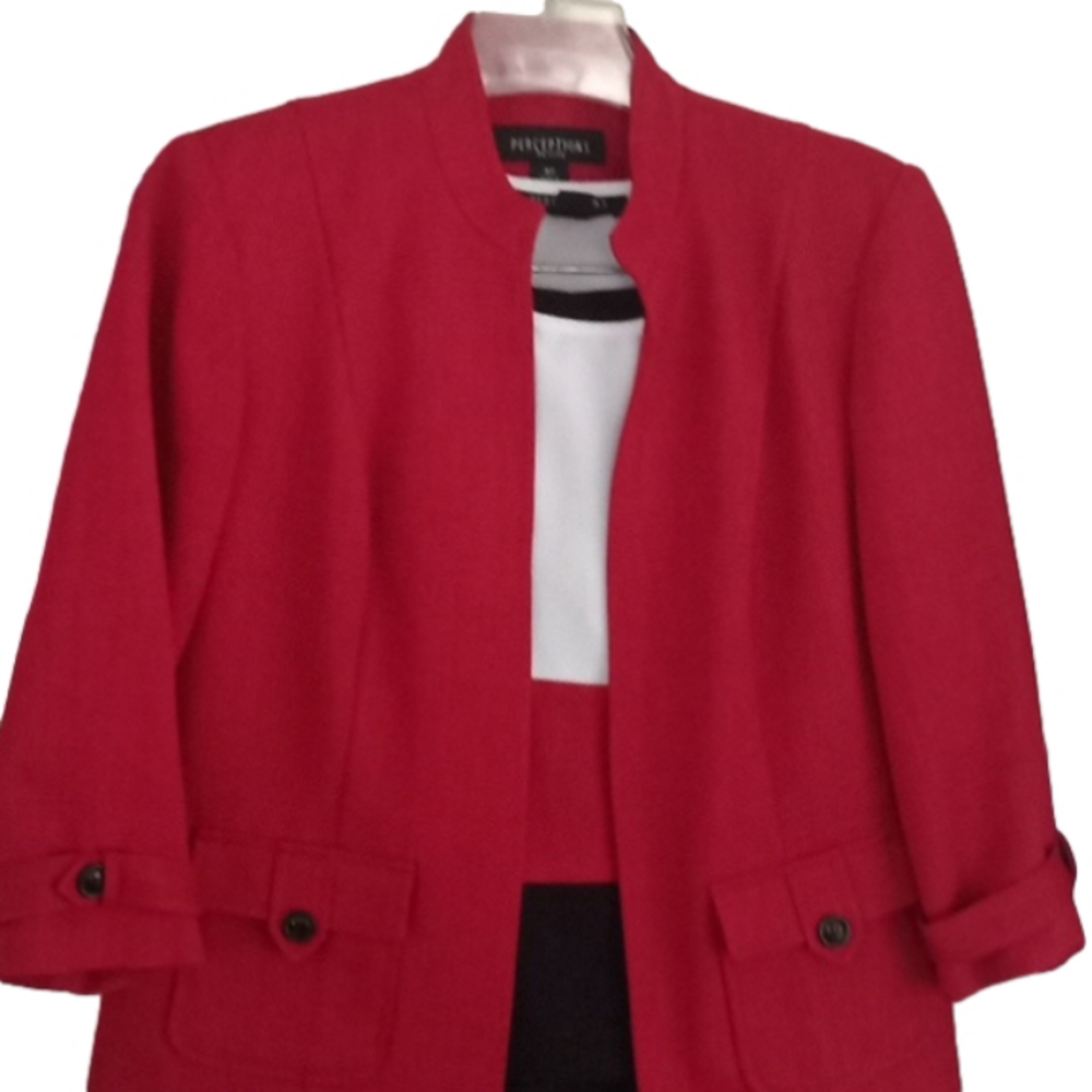 Perceptions Petite 3pc Pantsuit